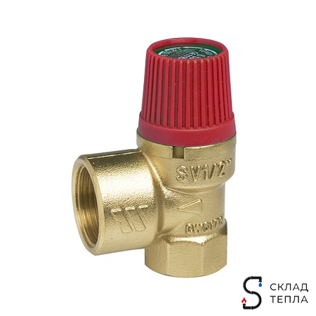 Клапан предохранительный WATTS SVH - 1" х 1 1/4" (ВР/ВР, Рн 1.5 бар, для систем отопления). Вид 1.