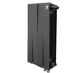 Радиатор биметаллический Royal Thermo PianoForte 500 Noir Sable (Н) (Чёрный) - 4 секций
