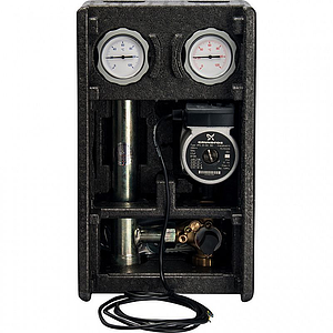 Насосная группа со смесителем Meibes MK 1', подача справа (с насосом Grundfos UPS 25-60)