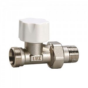 Вентиль термостатический под термоголовку прямой LUXOR RD 211 - 1/2'