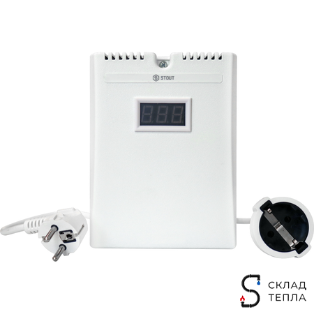 Стабилизатор сетевого напряжения STOUT ST 600. Вид 1.