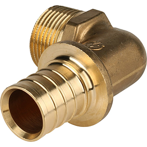 Переход на наружную резьбу угловой Rommer - 32 x 1' (для труб из сшитого полиэтилена)