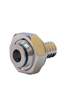 Переход на евроконус TIM - 16 (2.2) x 3/4' (для трубы из сшитого полиэтилена. никелированный)