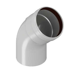 Отвод конденсационный Rommer 45гр. Ø80