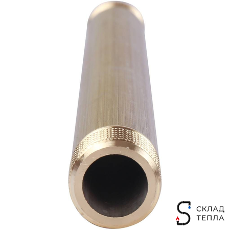 Удлинитель резьбовой STOUT - 1/2" длина 200 мм (НР/НР, цвет латунный). Вид 4.