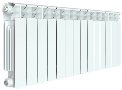 Радиатор биметаллический Rifar Base 350 - 14 секций Радиатор биметаллический Rifar Base 350 - 14 секций