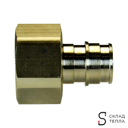 Переход на внутреннюю резьбу РОС - 20 x 3/4" (аналог Uponor и Usystems). Вид 2.