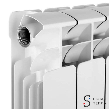 Радиатор биметаллический Rifar Base 500 - 15 секций. Вид 4.