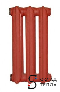 Радиатор чугунный  МС 500-140М секций 3. Вид 1.