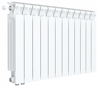 Радиатор биметаллический Rifar Monolit Ventil 500 - 13 секций (подключение нижнее слева)