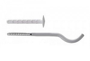 Кронштейн для радиатора анкерный Royal Thermo - D9.2 мм, длина 230 мм ( с дюбелем, цвет белый)