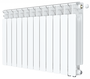 Радиатор биметаллический Rifar Base Ventil 500 - 12 секций (подключение нижнее справа)