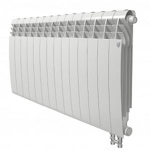 Радиатор биметаллический Royal Thermo BiLiner 500 V Bianco Traffico (Н) (Белый) - 14 секций Радиатор биметаллический Royal Thermo BiLiner 500 V Bianco Traffico (Н) (Белый) - 14 секций