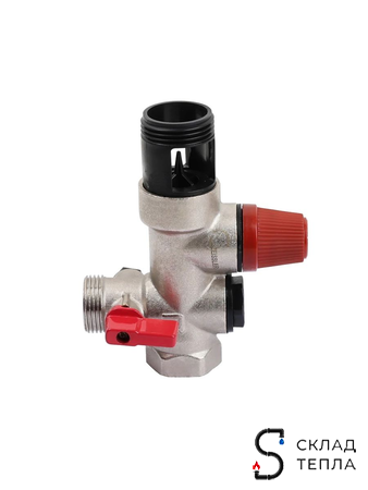 Группа безопасности бойлера TIM - 3/4" (7бар). Вид 2.