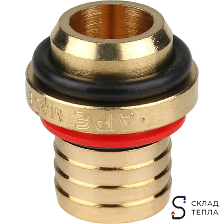 Тройник переходной STOUT - 26 x 20 x 26 (винтовой, для металлопластиковых труб). Вид 8.