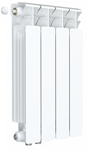 Радиатор биметаллический Rifar Base Ventil 500 - 4 секции (подключение нижнее слева)