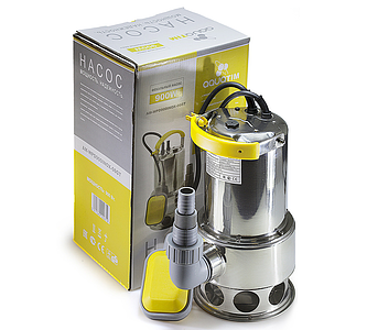 Насос дренажный TIM WPD900INOX-06GT (900Вт, Hmax 9м, Qmax 14000 л/ч)