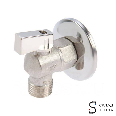 Комплект BL5811A, водорозетка с гильзой и установочная планка 1/2"-1/2" (никель). Вид 1.
