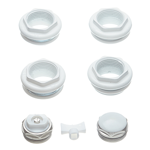 Комплект монтажный универсальный STOUT (7 в 1) - 1/2' (цвет белый RAL9016)