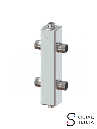 Гидравлический разделитель универсальный Zeissler 1 1/2" (до 100 кВт, нержавеющая сталь). Вид 1.