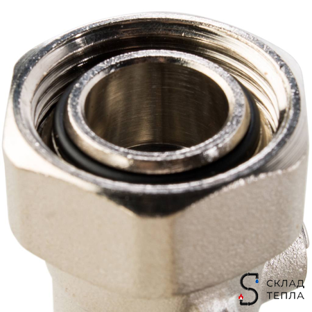 Узел нижнего подключения прямой STOUT - 3/4" (для двухтрубной системы). Вид 9.