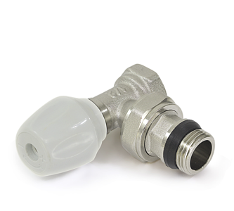 Вентиль ручной регулировки угловой 1/2' Zeissler для быстрого монтажа 