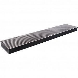 Конвектор внутрипольный SCN 80.300.1400 (Решётка роликовая, анодированный алюминий)