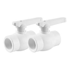 Кран шаровой TIM - 40 (Пайка/Пайка, ручка-рычаг) комплект 2шт