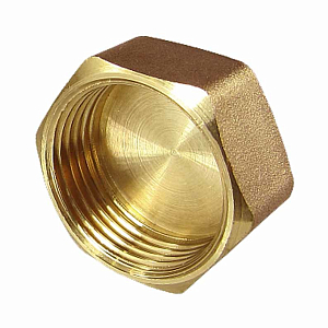 Заглушка латунная с внутренней резьбой TIM - 1/2" Заглушка латунная с внутренней резьбой TIM - 1/2'