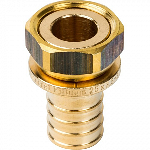 Переход на накидную гайку STOUT - 25 x 3/4' (для труб из сшитого полиэтилена)