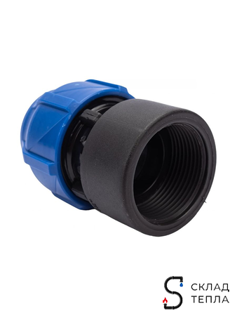 Переход на внутреннюю резьбу Valfex - 32 x 1 1/4"- 4 шт. (винтовой, для труб ПНД). Вид 7.