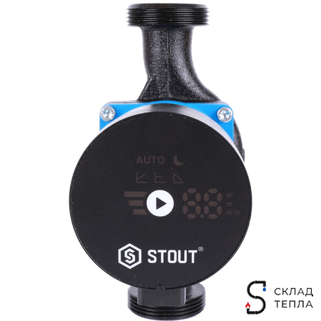 Насос циркуляционный Stout mini pro 25-40. Вид 2.