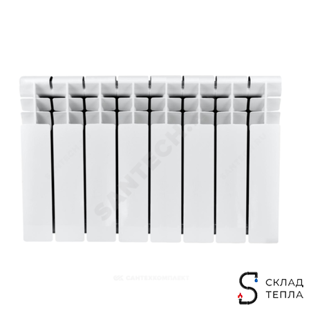 Радиатор алюминиевый Ogint Delta Plus 350 12 секций. Вид 6.