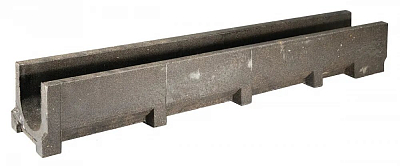 Лоток водоотводный полимерпесчанный Gidrolica DN100 1000х140х130 мм