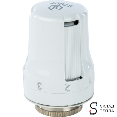 Головка термостатическая жидкостная STOUT - 3015 (M30x1,5) (2-29°C). Вид 2.