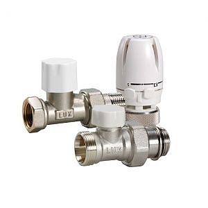 Комплект термостатический прямой LUXOR КТ 201 - 3/4'