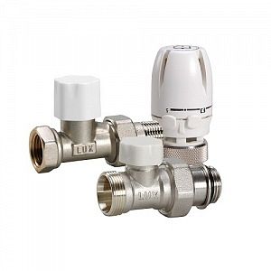Комплект термостатический прямой LUXOR КТ 201 - 3/4'