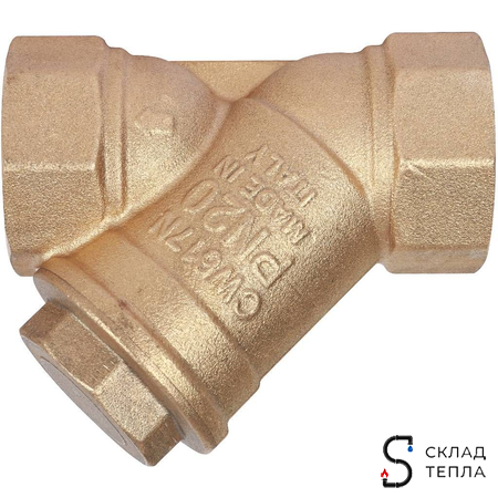 Фильтр грубой очистки STOUT - 1 1/4" (ВР/ВР, сетка 500 мкр.). Вид 5.