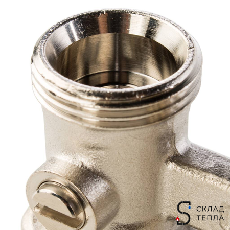 Узел нижнего подключения прямой STOUT - 3/4" (для двухтрубной системы). Вид 8.