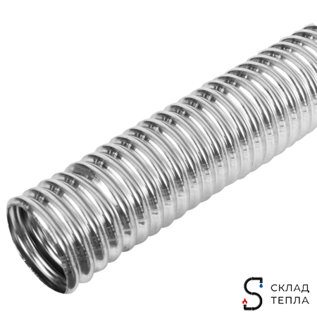 Труба гофрированная нержавеющая Zeissler 32A (отожженная, отрезок 1м). Вид 7.