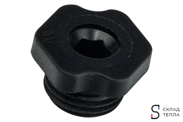 Клапан подпиточный WATTS ALIMAT ALD - 1/2" (ВР/Штуцер, PN10, колпачек пластиковый). Вид 13.