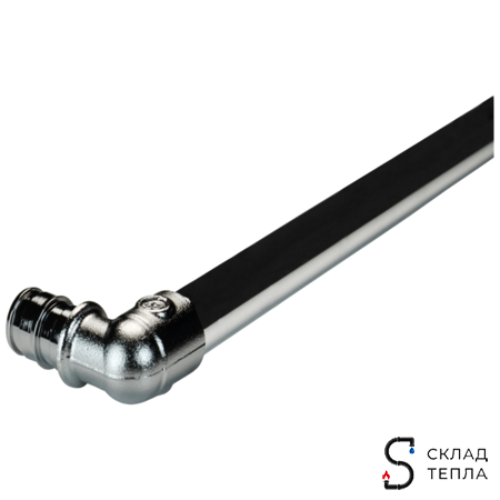 Подключение к радиатору Г-образное РОС - 20 (длина 300мм, аналог Uponor и Usystems). Вид 8.