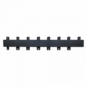 Коллектор котельной разводки Rommer - 1'1/2 на 4(6) контура 1'1/2 (до 122 кВт, черная сталь)