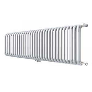 Радиатор 2 трубчатый Rommer 300 - 30 секций (боковое подключение, цвет белый RAL9016)