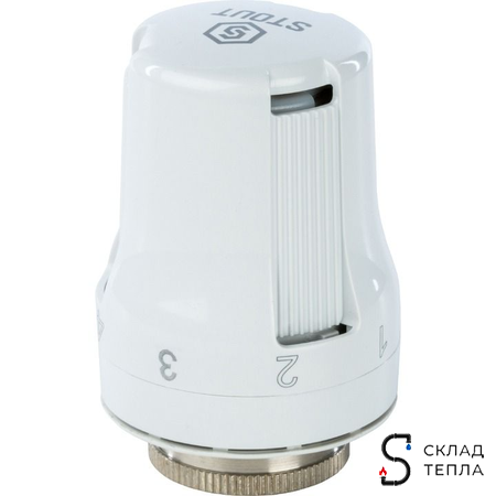 Головка термостатическая жидкостная STOUT - 3015 (M30x1,5) (2-29°C). Вид 2.