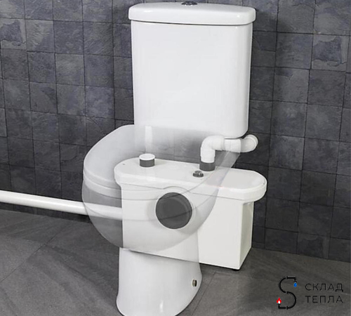 Канализационная насосная установка AM-STP-600. Вид 7.