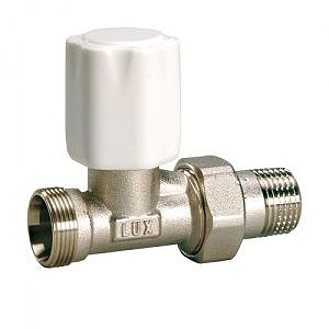 Вентиль ручной регулировки прямой LUXOR RD 11 - 1/2' (резьба метрическая, для металлопласт. труб)