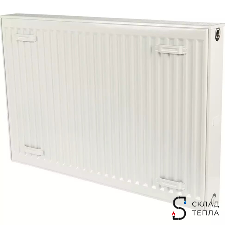 Радиатор стальной KERMI FKO 22 - высота 600 мм, длина 600 мм с боковым подключением. Вид 11.