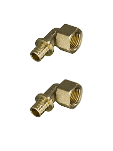 Переход на внутреннюю резьбу угловой TIM - 25 x 3/4' (комплект - 2шт)