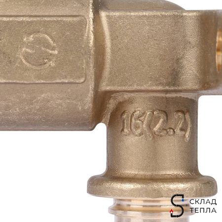 Водорозетка удлиненная STOUT - 16 x 1/2" (для труб из сшитого полиэтилена). Вид 10.